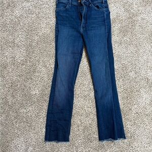 MOTHER Dark Blue Flare Jeans